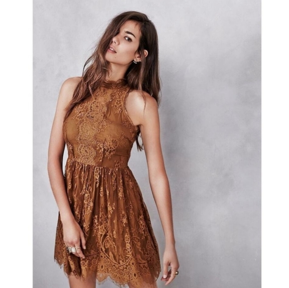 Free People Womens Verushka Mini Dress size 2 - Picture 1 of 12